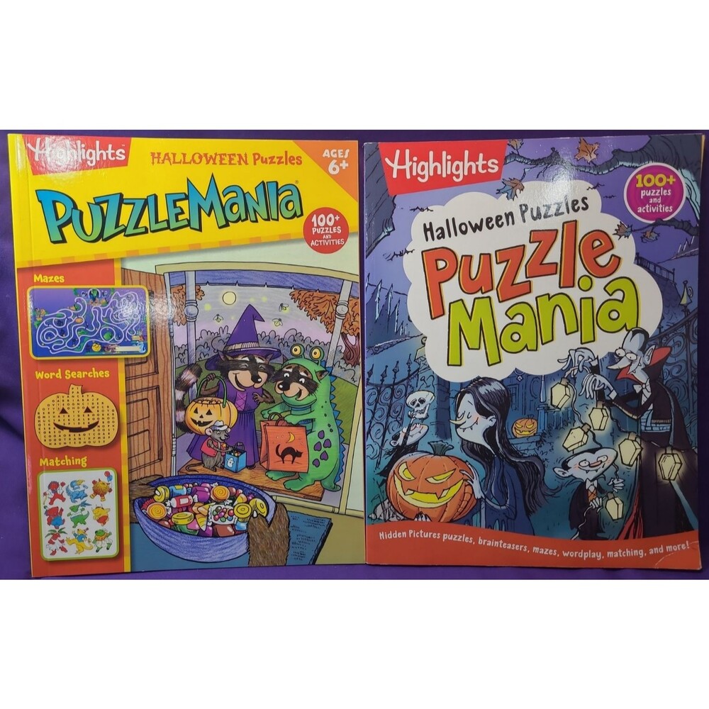 2 - Highlights Halloween Puzzles (Puzzlemania) - Paperback - NEW